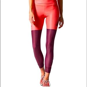 Adidas still Mcartney techfit pink leggings
